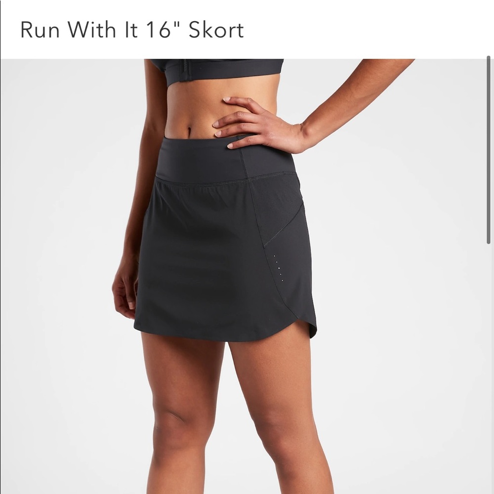 ATHLETA Brand New RUN WITH IT athletic skort